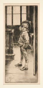 Sa Premi?re Culotte [Primeiro par de calças] de James Tissot