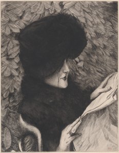 The Newspaper, 1883. de James Tissot
