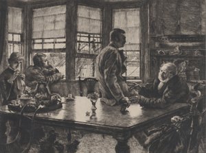 A Parábola do Filho Pródigo: A Partida No. 1, 1882. de James Tissot