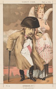 Vanity Fair: Sovereigns, No. 1 "O Sistema Parlamentar" de James Tissot