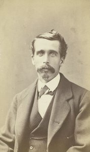 Untitled Portrait of Man with Large Mustache, 185099. de James W. Turner