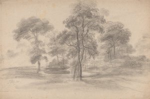 Paisagem com árvores de James Ward