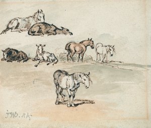 Estudos sobre cavalos de James Ward