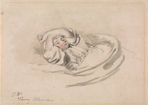 O filho do artista, Henry, a dormir de James Ward