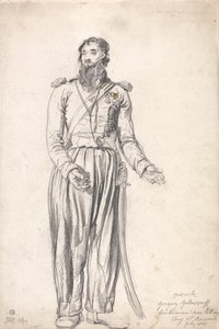 O cossaco, Gregory Yelloserf, julho de 1814 de James Ward
