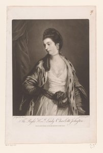 Portret van Charlotte Johnstone
O Honorável Direito. Lady Charlotte Johnston (título sobre o objecto) de James Watson (prentmaker)