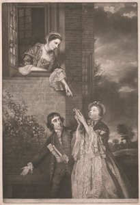 Charles James Fox, com Lady Sarah Lenox e Lady Susan Strangways