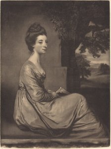 Jemima Countess Cornwallis de James Watson after Sir Joshua Reynolds