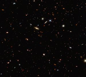 Filamento cósmico ASPIRE (Imagem da NIRCam Compass) de James Webb Space Telescope (NASA)