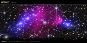 Agregado de Bala (Imagem do Compass do Webb e do Chandra) de James Webb Space Telescope (NASA)