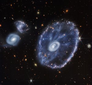 Galáxia de roda de carro (apenas NIRCam) de James Webb Space Telescope (NASA)