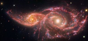 Hubble examina par de galáxias de James Webb Space Telescope (NASA)