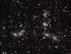 Aglomerado de Pandora (Imagem NIRCam) de James Webb Space Telescope (NASA)
