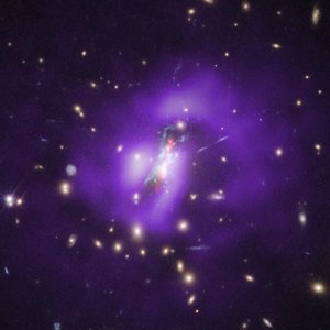 Agregado de Phoenix (Hubble, Chandra, VLA) de James Webb Space Telescope (NASA)