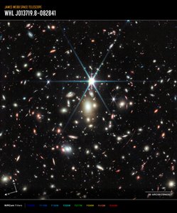 Arco do nascer do sol (Imagem NIRCam) de James Webb Space Telescope (NASA)
