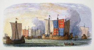 Batalha de Sluys, 1340.   de James William Edmund Doyle