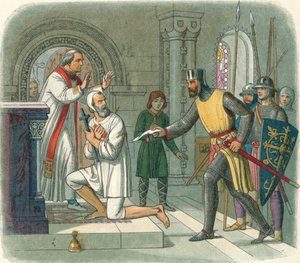 Hubert retirado do santuário em Boisars, 1232 1864