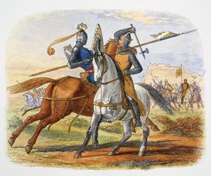 Robert the Bruce mata Sir Henry Bohun, Batalha de Bannockburn, Escócia, 1314 1864