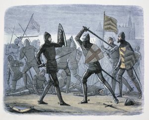 O Cerco de Calais, França, 1346-1347 1864