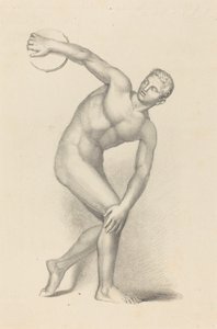 Discobolus, de Myron de James William Giles after John Flaxman