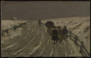Volte da escola, c.1901