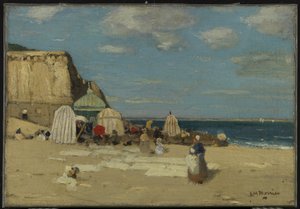 A praia, St. Malo, c.1900