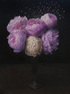 Bouquet elegante de peónias de James Zamora