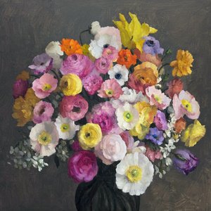 Bouquet floral vibrante de James Zamora