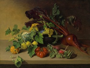 Ainda vida com legumes, 1826