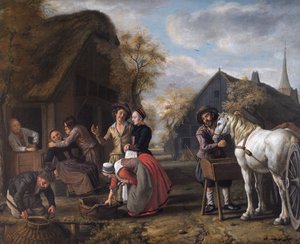 Uma Cena de Aldeia de Jan (1620 76) Victors