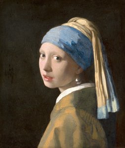 Menina com um brinco de pérola, c.1665-6 (óleo sobre tela)