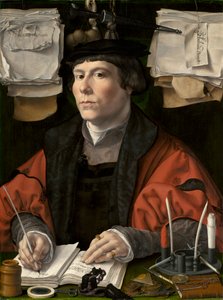 Retrato de um Mercador, c.1530 (óleo sobre painel)
