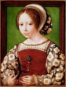 Retrato de uma jovem princesa, provavelmente Dorothea da Dinamarca (Pintura