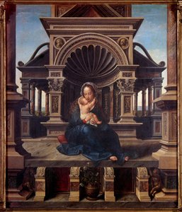 The Virgin of Leuven Painting by Jan Gossaert dit mabuse (1478-1536)