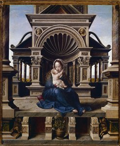 The Virgin of Louvain (óleo sobre painel, c.1520) de Jan (c.1472 c.1533) Gossaert
