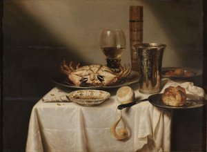 Natureza morta de Jan Albertsz. Rotius (signed by artist)