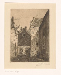 Pátio de Jan Antonius van Schooten (signed by artist)