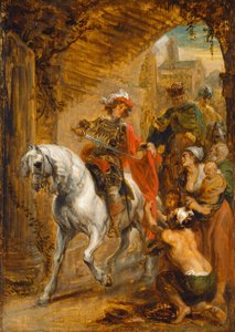 São Martinho Dividindo Seu Manto, c. 16401645.