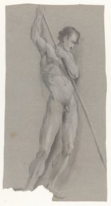 Homem nu com cana de Jan Brandes (possibly)