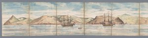 Vista de Santa Helena
A Ilha de Santa Helena tirada da Rhee em 31 de Março de 1787 (título sobre o objecto) de Jan Brandes