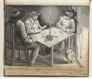 Noite de cartas em Lochner de Jan Brandes