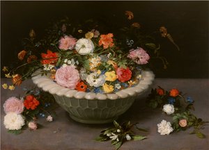 Jarra de flores, 1615. de Jan Brueghel the Elder
