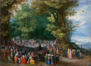 O Sermão da Montanha de Jan Brueghel the Elder