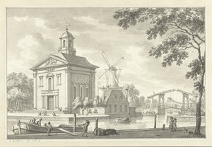 A igreja inglesa em Roterdão de Jan Bulthuis