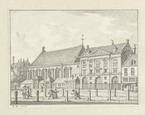 O Prinsekerk e o Butter Hall em Roterdão de Jan Bulthuis