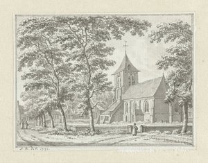 A igreja de Biggekerke de Jan Bulthuis