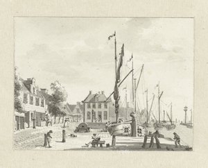 Vista de De Lemmer (?) de Jan Bulthuis