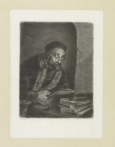 Homem comprando escritório The Compleat Work of Etchings por John Chalon / Oeuvre Complette des Eaux Fortes par Jean Chalon (título da série) de Jan Chalon