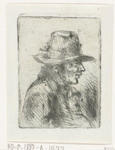 Homem com chapéu de Jan Chalon