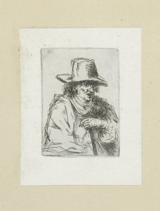 Man met hoge hoed en stok
A Obra Completa de Etchings de John Chalon / Oeuvre Complette des Eaux Fortes par Jean Chalon (título da série) de Jan Chalon